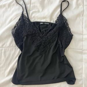 Zara Lace Trim Tank